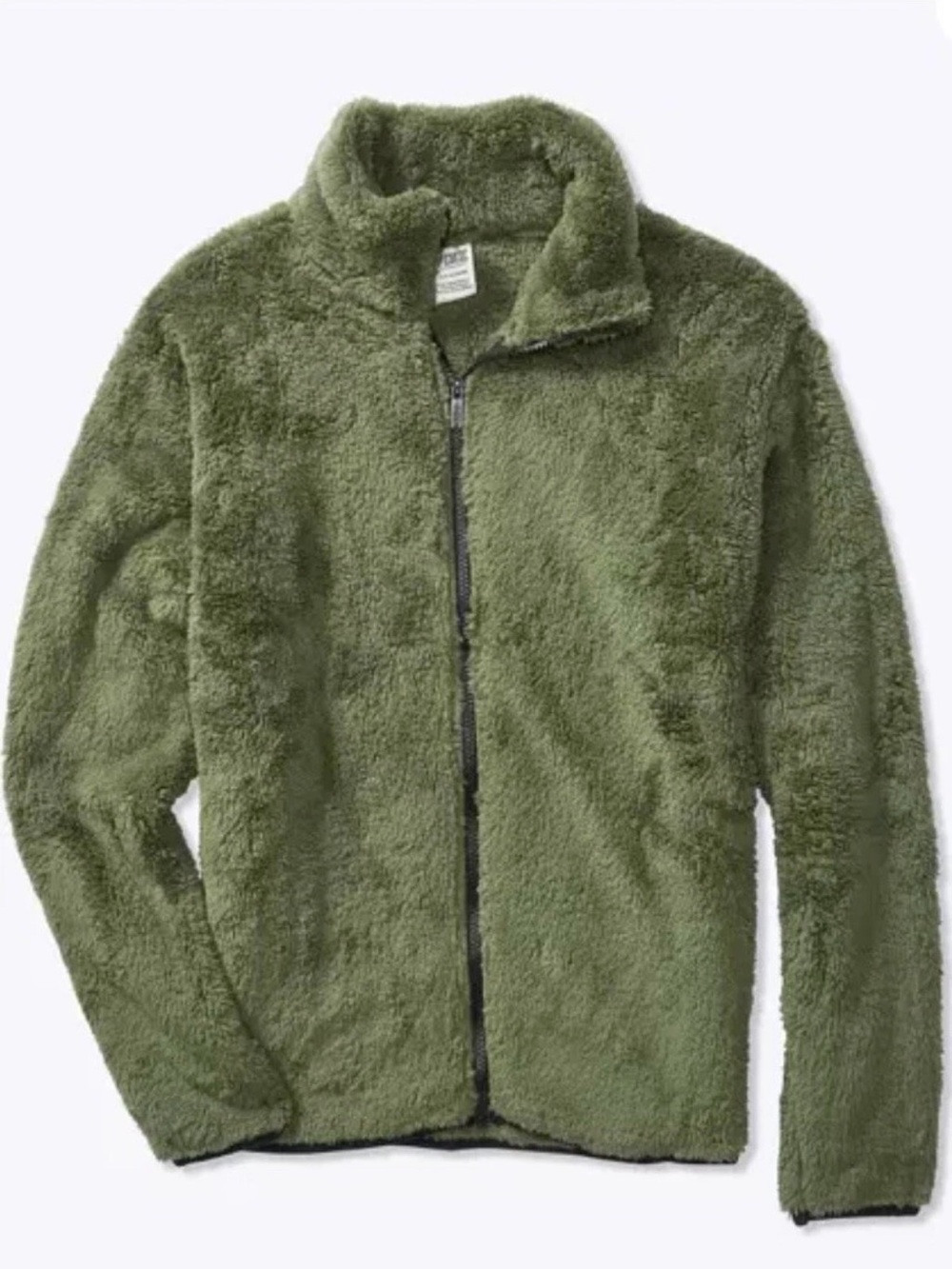 Olive Green Sherpa Fleece Jacket - Victoria Secret